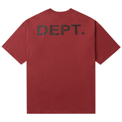 Gallery Dept T-Shirt Red Loose Fit