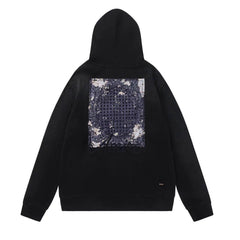 Patch Pattern Hoodies