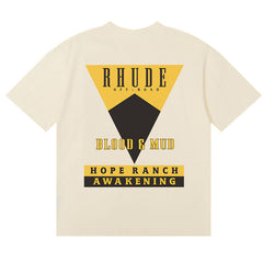 RHUDE BLOOD AND MUD LS T-Shirts