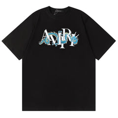 AMIRI Dragon Print T-shirts