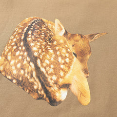 Burberry Deer Print Cotton Sweatshirts Oversized