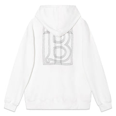 BURBERRY Embroidery Logo Classic Hoodie