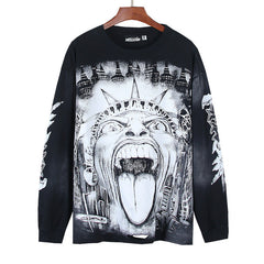 Hellstar Studios Face Long Sleeve Tee