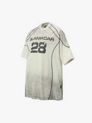 Street Dirty Dyed Gradient Motorcycle T-shirt