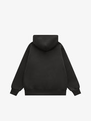 Thesupermade Letter Graphics Fleece Hoodie