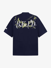 Floral Embroidered Oversized Short Sleeve T-Shirt