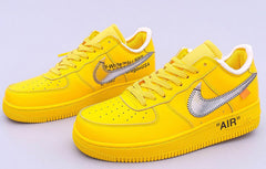 Off White x Nike Air Force 1 Low "University Gold"