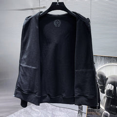 Chrome Hearts Horseshoe Floral Zip Up Hoodie