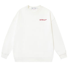 Off-White logo-print long-sleeve sweatshirt