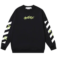 Off White Opposite Arr Boxy Crewneck Sweatshirt