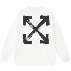 Off White Paint Arrow Slim Sweatshirts