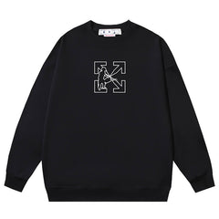 Off White Logo Workers Sweatshirts