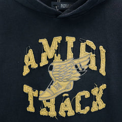 AMIRI Logo-Appliqued Distressed Cotton-Jersey Hoodies