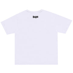 BAPE College Relaxed T-Shirts White/Black
