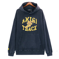 AMIRI Logo-Appliqued Distressed Cotton-Jersey Hoodies