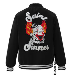 SAINT MICHAEL Joker embroidered corduroy jacket baseball uniform